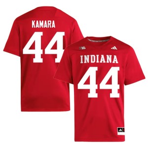 #44 Crimson Replica College Football Amari Kamara Men University of Indiana Jersey 257183-572