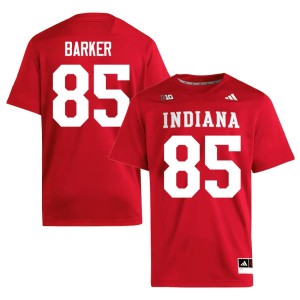 #85 University IU Men Andrew Barker Crimson College Football Jerseys 937325-140