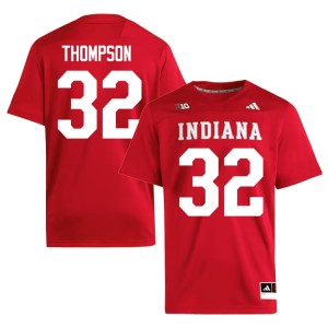 #32 Anthony Thompson Crimson Indiana Hoosiers Mens College Football 2026-27 Jerseys 373488-129