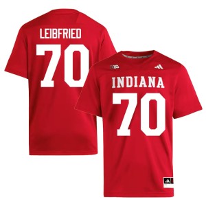 #70 IU College Football Crimson NCAA Mens Austin Leibfried Jersey 446383-953