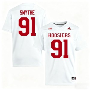 #91 Blake Smythe Mens Player Indiana Hoosiers White College Football Jerseys 151909-586