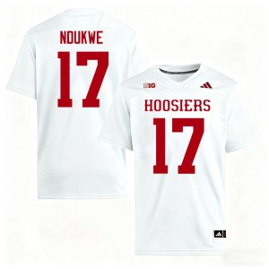 #17 2026-27 College Football White University of Indiana Daniel Ndukwe Men Jerseys 145577-437