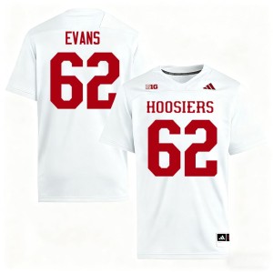 #62 Drew Evans IU College Football Men's Player White Jerseys 301961-111