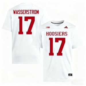 #17 Game White Men's College Football Jackson Wasserstrom The Hoosier State Jerseys 480225-258