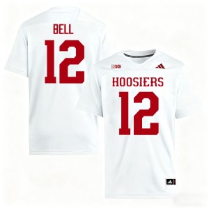 #12 Replica White Men Jacob Bell College Football Indiana Hoosiers Jersey 283407-780
