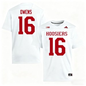 #16 White College Football NCAA IU Mens Jamar Owens Jersey 934723-113
