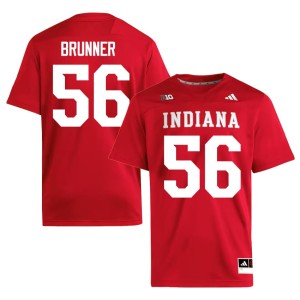 #56 Indiana Joe Brunner College Football Men's 2026-27 Crimson Jerseys 838863-898