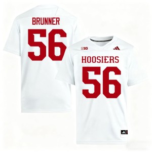 #56 IU Hoosiers Joe Brunner 2026-27 Mens White College Football Jersey 886009-496