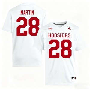 #28 White Khobie Martin College Football Indiana Official Men Jerseys 542083-789