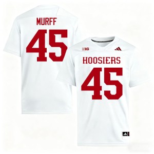 #45 Replica College Football Lincoln Murff Men's White Hoosiers Jerseys 668183-338
