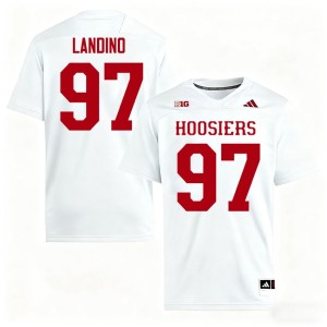 #97 Alumni The Hoosier State College Football White Mens Mario Landino Jersey 857884-562