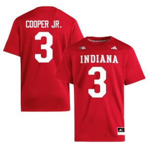 #3 Men Hoosiers College Football Game Crimson Omar Cooper Jr. Jersey 122320-502