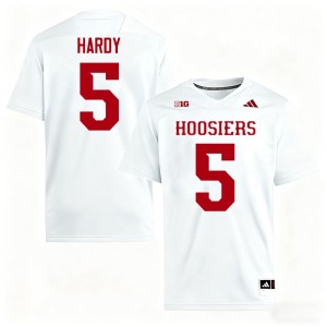 #5 Rolijah Hardy Mens University of Indiana Official White College Football Jerseys 825384-689
