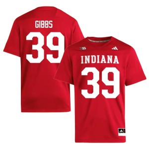 #39 Crimson College Football Limited Men Trevor Gibbs University of Indiana Jerseys 234760-537