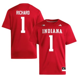 #1 Men Turbo Richard Crimson Indiana University College Football Jerseys 869996-883