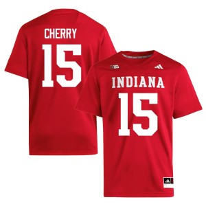 #15 Game College Football Crimson Tyler Cherry Men's IU Jerseys 532970-349