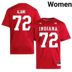 #72 Women's College Football The Hoosier State Crimson University Adedamola Ajani Jersey 400699-496