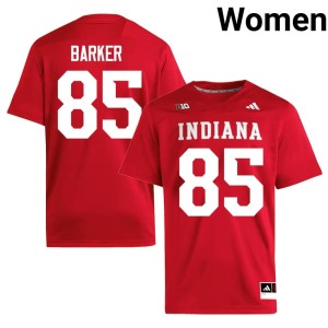 #85 Andrew Barker Indiana Hoosiers Crimson College Football High School Women's Jerseys 143687-560