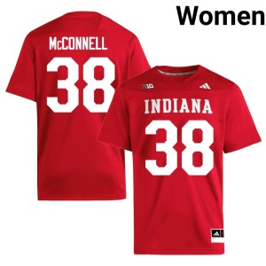 #38 Game Kaden McConnell Crimson IU Women's College Football Jerseys 811825-320