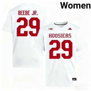#29 Women's White High School College Football Indiana Hoosiers Lee Beebe Jr. Jersey 489981-664