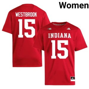 #15 The Hoosier State Womens College Football University Crimson Nick Westbrook Jerseys 117281-605