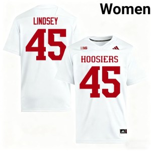 #45 Women's The Hoosier State College Football White Sam Lindsey 2026-27 Jerseys 797701-845