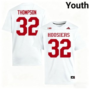 #32 Replica Youth University of Indiana College Football Anthony Thompson White Jerseys 876751-897