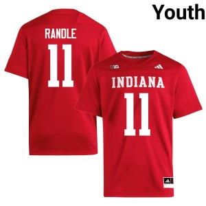 #11 College Football Youth Indiana University Antwaan Randle NCAA Crimson Jerseys 577026-168