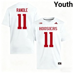 #11 Antwaan Randle Youth College Football White IU Hoosiers Game Jersey 140383-687