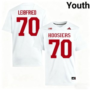 #70 White Player Youth The Hoosier State Austin Leibfried College Football Jersey 594297-659