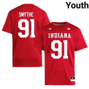 #91 Youth 2026-27 Hoosiers Crimson Blake Smythe College Football Jerseys 754760-777