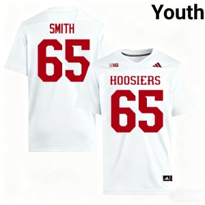 #65 Indiana College Football 2026 Carter Smith White Youth Jerseys 181822-669