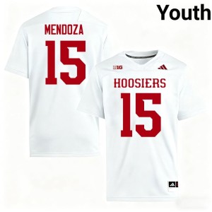#15 Alumni White College Football Indiana University Youth Fernando Mendoza Jerseys 406886-988