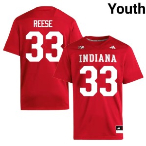 #33 Garrett Reese Crimson Youth The Hoosier State College Football High School Jersey 507710-567