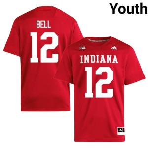 #12 College Football Youth Crimson Hoosiers Jacob Bell Limited Jersey 820956-462