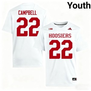 #22 White Game The Hoosier State Jayreon Campbell College Football Youth Jersey 503118-534