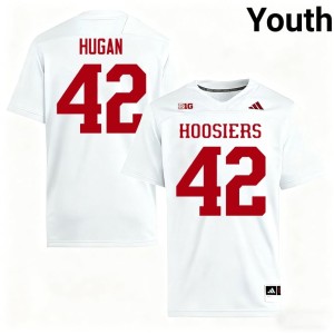 #42 Youth Indiana Hoosiers College Football Limited White Kevontay Hugan Jerseys 663107-143