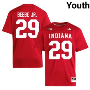 #29 University Lee Beebe Jr. Crimson College Football Youth Indiana Hoosiers Jerseys 699127-489