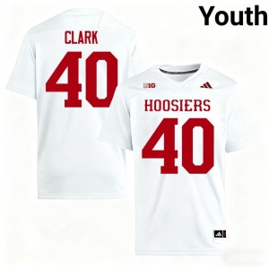 #40 Limited The Hoosier State College Football White Youth Quentin Clark Jersey 791985-672