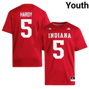 #5 2026 Rolijah Hardy College Football Youth Indiana Hoosiers Crimson Jersey 975366-226